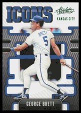 2021 Panini Absolute Icons Green #I-14 George Brett Kansas City Royals