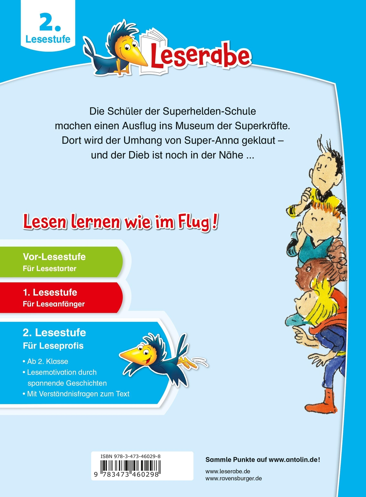 Thumbnail - Leserabe - 2. Lesestufe: Die Superhelden-schule | Rüdiger Bertram |
