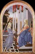 Insegna Metallo Francesco Di Giorgio Martini Annunciazione A4 12x8 Alluminio