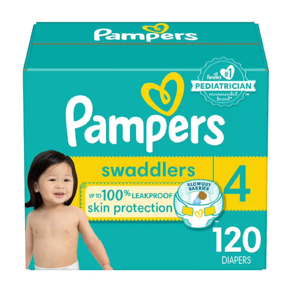 Pampers Swaddlers Active Baby Diapers Enormous Pack Size