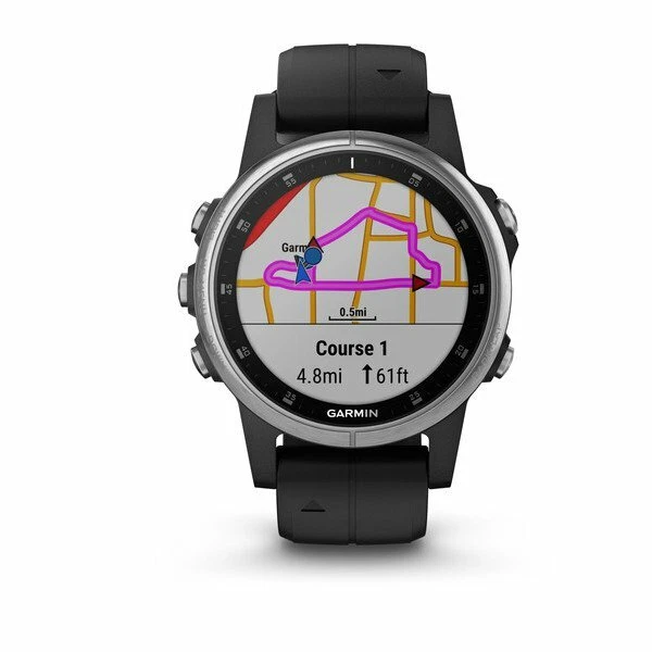 Fenix 5s silver clearance with black band