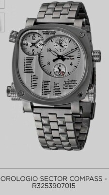 Sector Compass Uomo R3253907015 Orologio Nuovo Morse Code