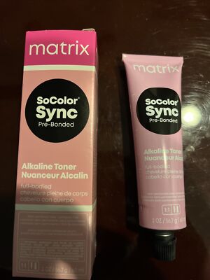 MATRIX So Color Sync Pre Bonded Alkaline Toner 6BC Light Brown Brown Copper 2 oz