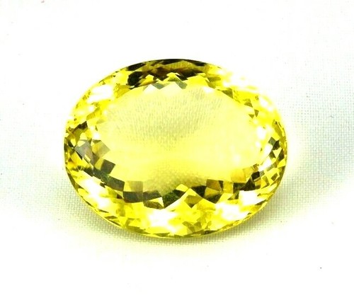 Citrine Naturelle Brute Du Brésil - 63,75 Carats Jaune énorme - Cabochon Non Traité - Neuf Avec étiquettes