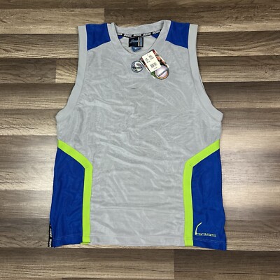 VTG Boss Performance By IG Design N.E.X. Gray Basketball Jersey Shirt Men's 2XL