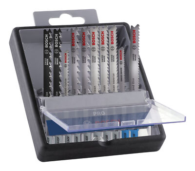 Bosch Zubehör Pro Wood and Metal Stichsägeblatt-Set, 100 mm, 10-teilig