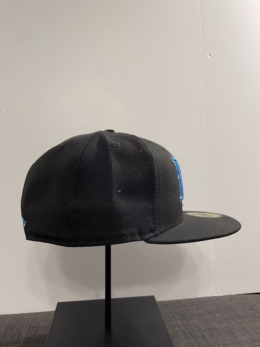 New Era Headz N Threadz 7 1/2 59Fifty Fitted Hat Black Grey