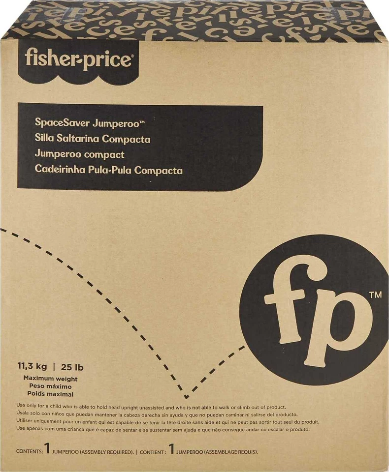 Fisher Price Puppy Perfection SpaceSaver Jumperoo Baby Activity Center - Imagem 2 de 4