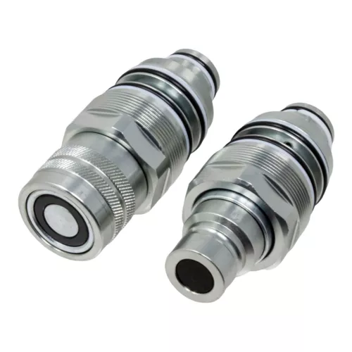 6679837 6680018 For Male & Female Flat Face Coupler Kit Compatible With Bobcat! - Picture 2 of 3