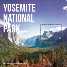 St. Vincent 2014 - Yosemite National Park, Forest, Nature - Souvenir Sheet - MNH