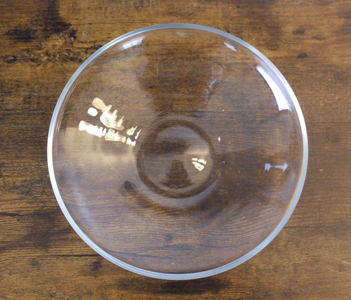 Antike Schale Einsatz aus Glas ø 20,2cm für Tafelaufsatz Glaseinsatz - Bild 2 von 3