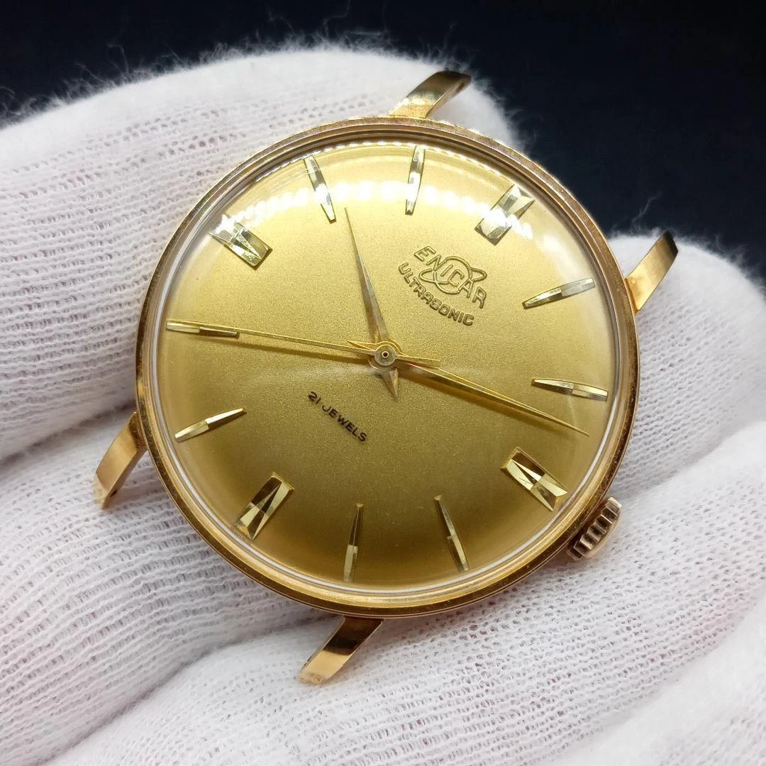 Wristwatch ENICAR Ultrasonic 21 Jewels Wand wound eBay