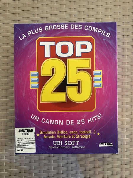 Ubisoft Top 25 Amstrad Hits Cpc Disk