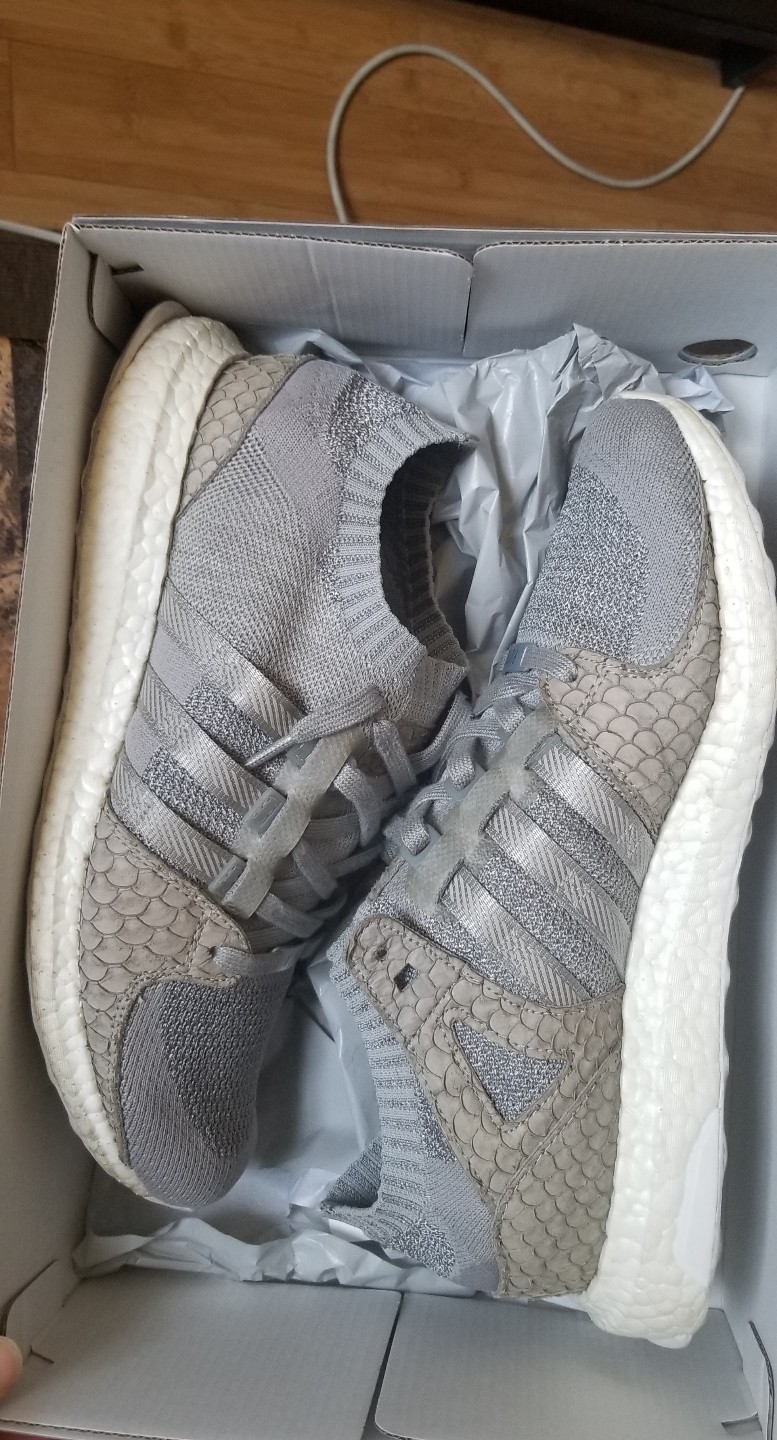 Adidas King Push EQT Support Ultra PK Gray Scale Pusha T - Size 10.5 Adidas King Push EQT Support Ultra PK Gray Scale Pusha T - Size 10.5