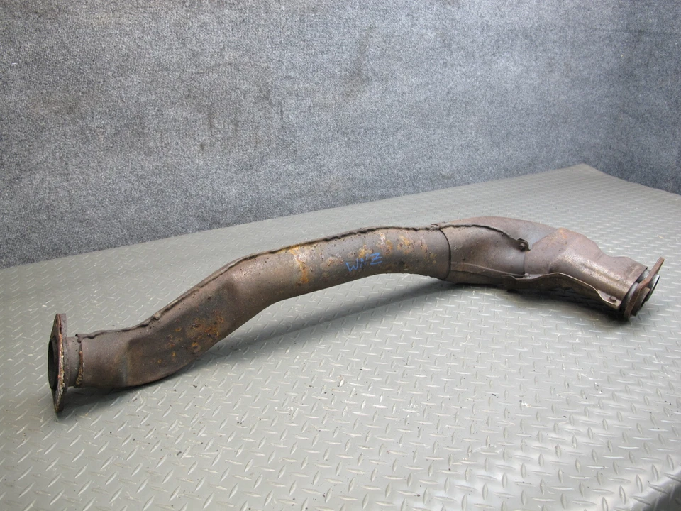 🥇1985 NISSAN 300ZX Z31 VG30E NON TURBO A/T FRONT EXHAUST PIPE W SHIELD OEM - Image 3 of 4
