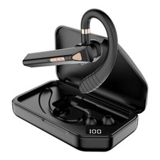 Business Bluetooth Black Earphone Headset Wireless Noise Cancelling Handsfree