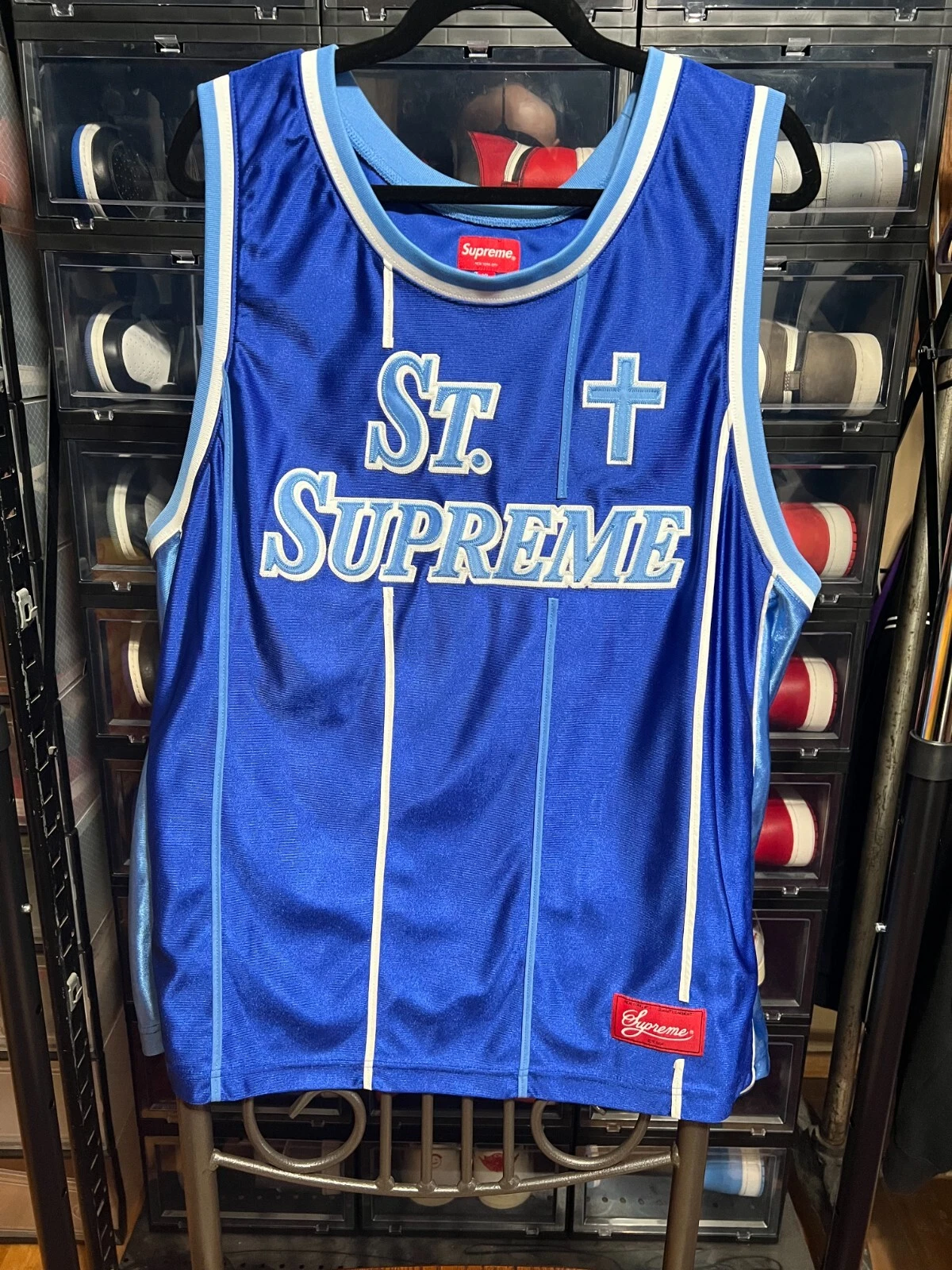 Maillot et short de basket Supreme St. Supreme Royal UNC   J taille XL court taille L