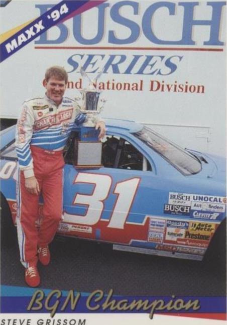 1994 Maxx - Steve Grissom #197 - 1 of 1