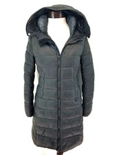 G-star Whistler Slim Hedley Hooded Long Coat Puffer Green Women's Size S $320 *