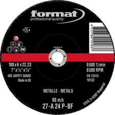 FORMAT Schruppscheibe St/Gund 230x8mm gekr&ouml;pft