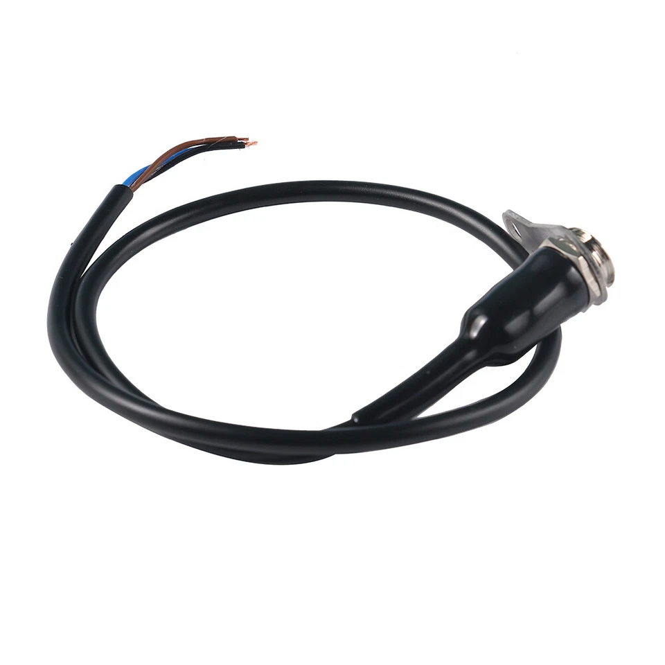 Green LED Motorcycle Handlebar Self Return Button Waterproof For Universal 12V Foto 3 de 4