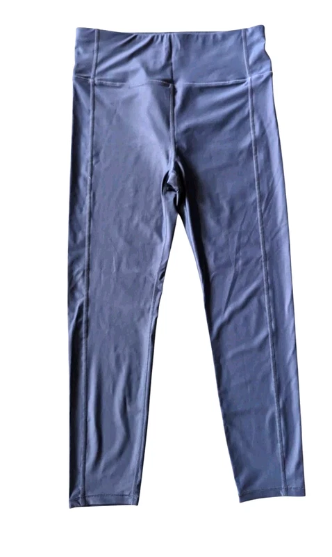sweaty-betty 7/8 length glossy elastic waistband leggings