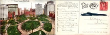Union Square, NY. Postcards used 54017