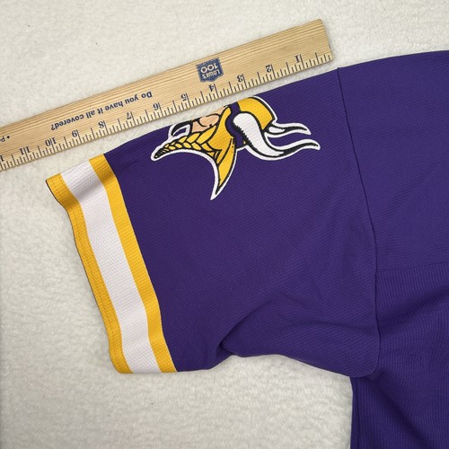 Vintage Minnesota Vikings Randy Moss Shirt Mens Medium Purple NFL 90s Athletic - Picture 12 of 13