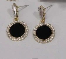 New Fashion Jewellery 925 Sterling Silver Post Crystal'rhinestone Studs 1pair