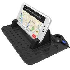 Exxact New Silicone Pad Dash Mat Cell Phone Car Mount Holder Cradle Dock With ..