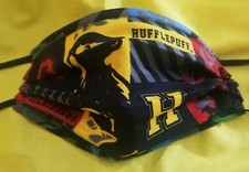 Hufflepuff Mask Harry Potter Inspired Adult, ADJUSTABLE, CAN ADD LAYERS