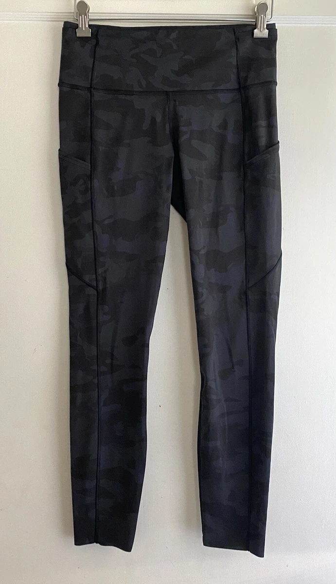 NWOT Lululemon Fast Free Tight 25” Incognito Camo Multi Grey Size 8