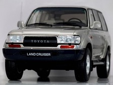 Toyota Land Cruiser HJ80 4WD Full Tire 4K1 1:18 Beige Resin Diecast OT438 LHD