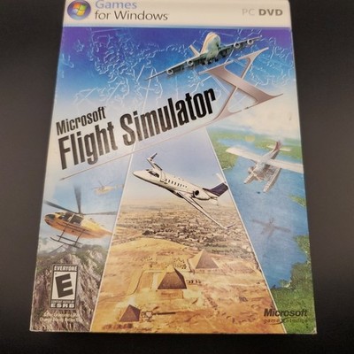 Microsoft Flight Simulator X (PC/DVD/2006) w/Product Key And Both Discs