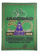 Katalog Jagdrad Burgsmüller und Söhne Fahrrad Waffen Uhren 1926