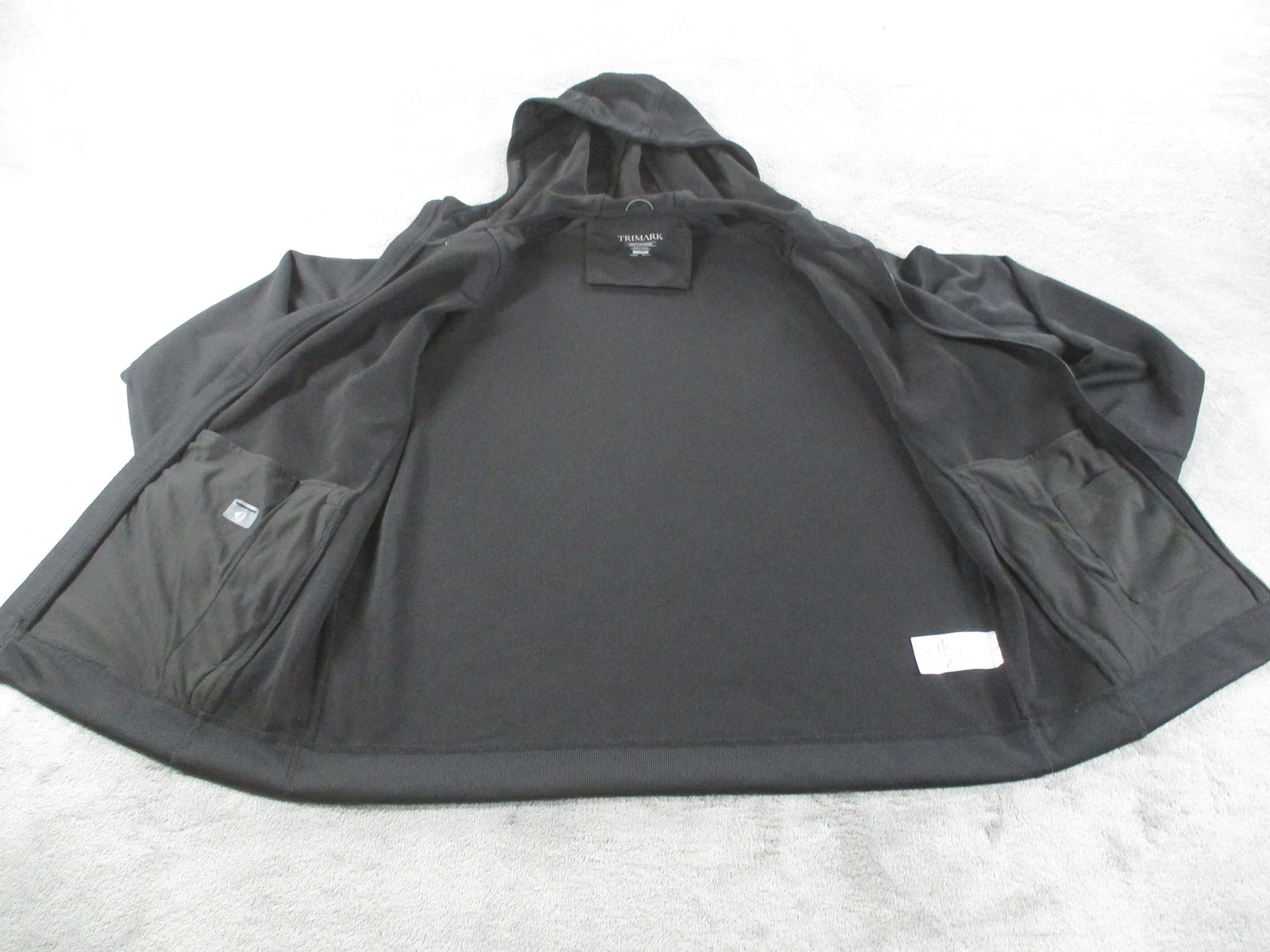 Trimark Hoodie Jacket Mens Large Odell Knit Zip Hooded Pockets New Softshell image 4