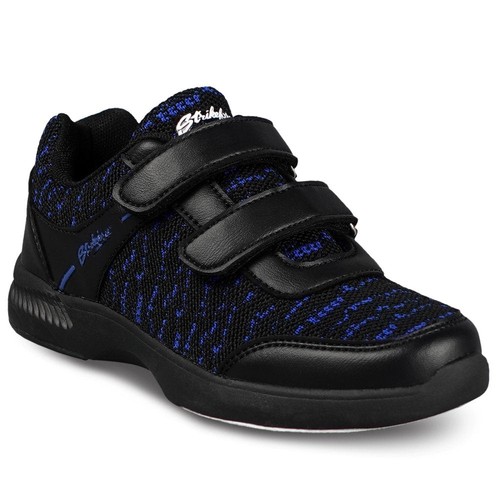 KR Strikeforce Youth Boys Flyer Mesh Lite Black/Royal Bowling Shoes - 第 1/5 張圖片