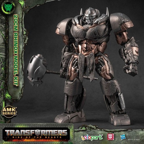 Yolopark AMK Series Model Kit Transformers Rise of the Beasts Rhinox - Foto 4 di 10