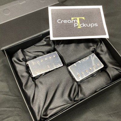 Cream T Pickups Scan 1 1959 Vintage PAF Humbucker Pickup Set Chrome Brand New