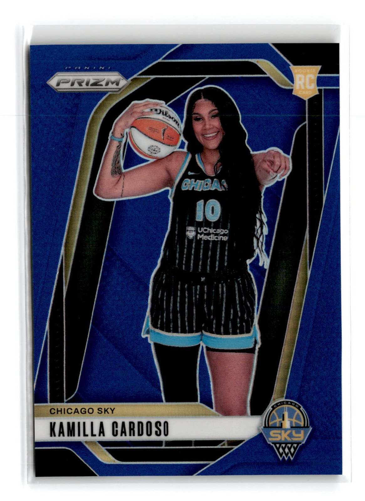 Kamilla Cardoso 2024 Panini Prizm WNBA #149 Blue Prizm RC /199 Chicago Sky