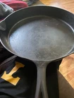 Griswold Cast Iron #14 Large Block Logo Skillet With Heat Ring Rare Frying Pan
