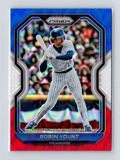 2021 Panini Prizm Red/White/Blue Prizm #156 Robin Yount Milwaukee Brewers