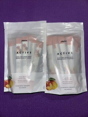 Plexus Active Peach Mango Sealed Bag 15 Packets New Sealed Bag Exp. 07/2027