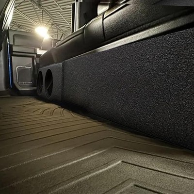 DUAL FRONTFIRING 8'' SUB BOX for 2007-CURRENT CHEVY SILVERADO/GMC SIERRA CREW CAB