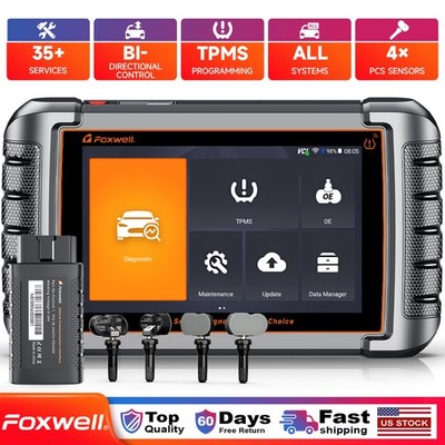 Foxwell Bidirectional OBD2 Scanner ABS SAS OIL Reset All System Diagnostic Tool