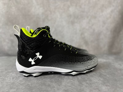 Under Armour Hammer 2.0 MC Football Cleats Black/White Men s Size 11.5
