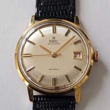EBEL-AUTOMATIC-24 JEWELS-18 KT (0,750)-EBEL KALIBER 214-ORIGINAL SCHNALLE-BOX
