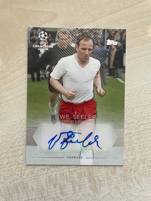 Topps UCL Showcase - Uwe Seeler Auto - Hamburger SV