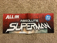 Absolute Superman #1 Folded Promo Poster 24x3...