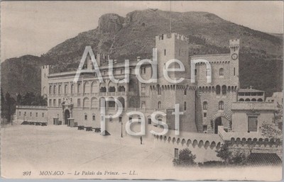 Vintage Monaco Le Palais du Prince Postkarte LL. Topographical 201